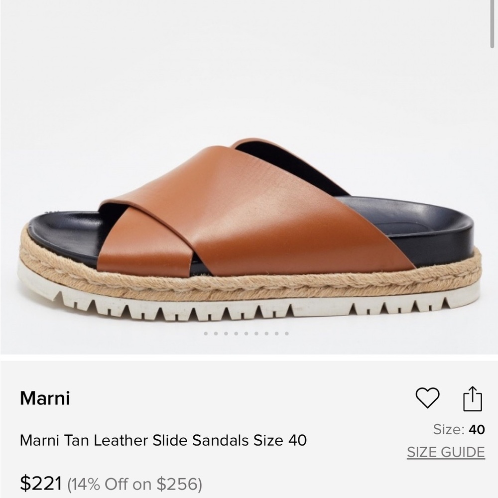 Marni slides 8.5